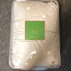 kate spade deco dot twin XL comforter set